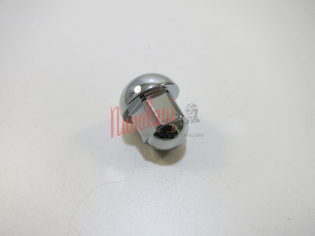 DADO CIECO CROMATO PER CERCHIO IN LEGA LANCIA FULVIA HF 1600 1°S, / CHROME BLIND NUT FOR ALLOY WHEEL-1