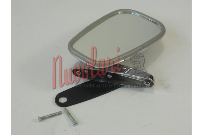 SPECCHIO ESTERNO FISSO CROMATO PER ALFA ROMEO SPIDER JUNIOR ODS 1300 1° SERIE